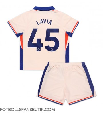 Chelsea Romeo Lavia #45 Replika Bortatröja Barn 2024-25 Kortärmad (+ Korta byxor)
